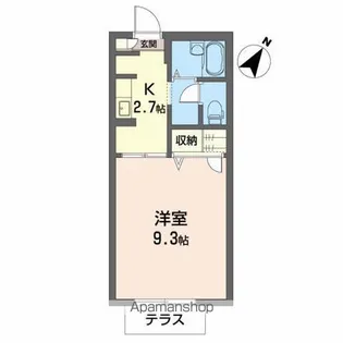 エコ・プリム【1階】の間取り