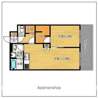 ケイジェイ博多住吉ビル【4階】の間取り