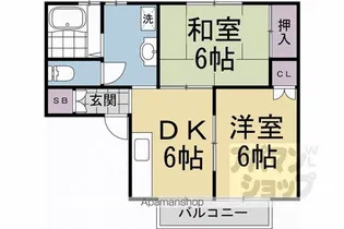 セジュール鷺の森【103号室】の間取り
