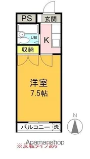 コーポエイト【4階】の間取り