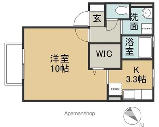 シャルマン住吉【101号室】の間取り
