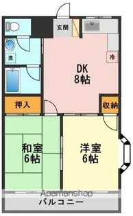 DAYハイムラックランド【3階】の間取り