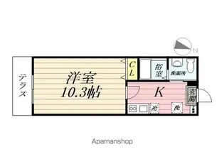 ハーミットクラブハウス鶴見市場Ⅱ(仮)【101号室】の間取り