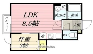 デュマンⅡ【1階】の間取り