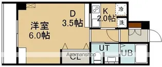 CUBO松陰【302号室】の間取り