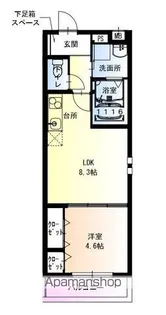 フジパレス百舌鳥駅東【201号室】の間取り