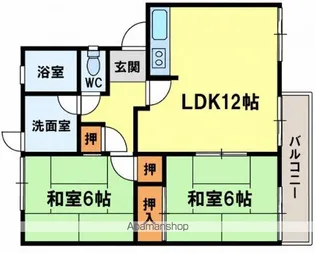 プチパレット【2階】の間取り
