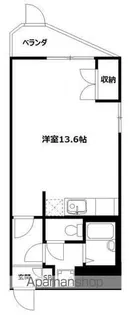 心園コーポ【1階】の間取り