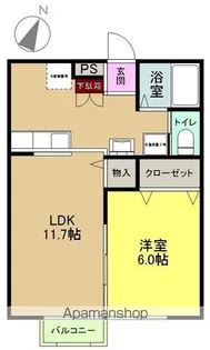 LUCE【1階】の間取り