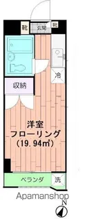 アサミハイツ【3階】の間取り