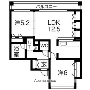 ラピスラズリ・カーサ【6階】の間取り