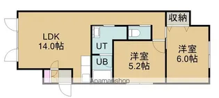 リネージュ桔梗Ⅱ【2階】の間取り
