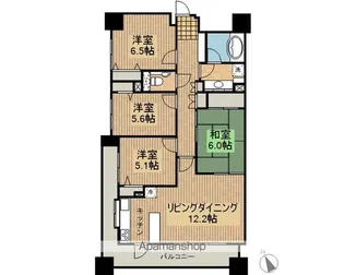 Mシティ西口プラザ【5階】の間取り