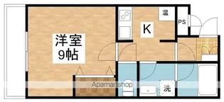 コンフィアンス【301号室】の間取り