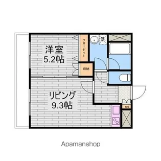 緑彩館WEST【4B号室】の間取り