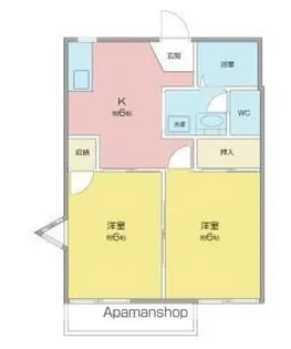 イーストヒルズ【A201号室】の間取り