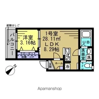 AJ南流山NORTHⅤ【3階】の間取り