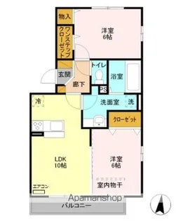 レスポワール A【2階】の間取り