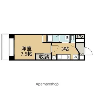 フロンティアハイツ【210号室】の間取り