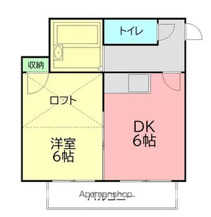 Nパレス本厚木【102号室】の間取り