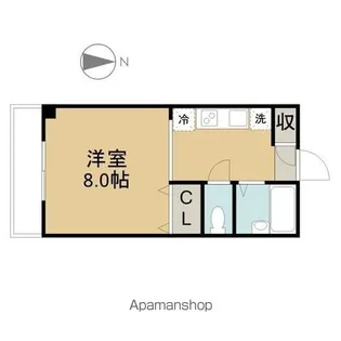 タウンハイム大森【3階】の間取り