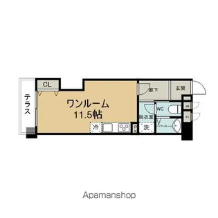ダイアパレス北六番丁A棟【1階】の間取り