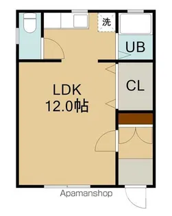 エルム大川B【203号室】の間取り