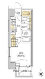 グレーシアフィット横浜【6階】の間取り