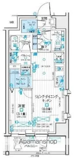 デュオステージ北千住Ⅲ【5階】の間取り