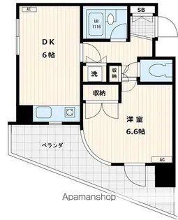 SIマンション保土ヶ谷【4階】の間取り