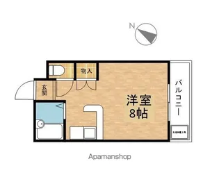 ミナール一里山【102号室】の間取り
