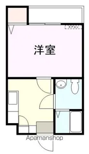 リバータウン G棟【15号室】の間取り
