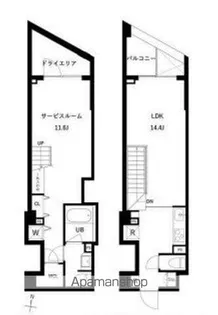 1LDKの間取り画像
