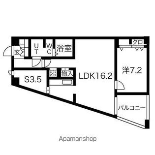 御棚町ヒルズ【103号室】の間取り