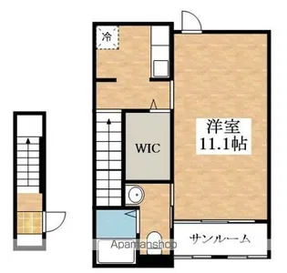 クレッセント【2階】の間取り