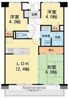 NOVA近江八幡【6階】の間取り