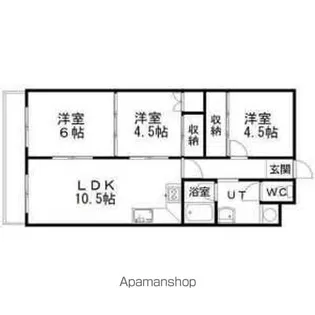 LIV千歳(リブタス)【4階】の間取り