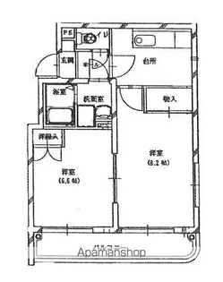 MT.38 BLD【1階】の間取り