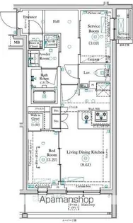 ARKMARK中村橋【2階】の間取り