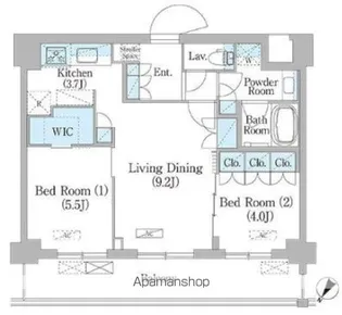 NIIYA平和台【2階】の間取り