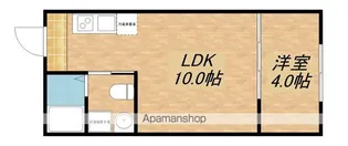 J−MAISON石山【102号室】の間取り