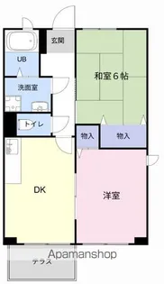 ウインビューA棟【101号室】の間取り