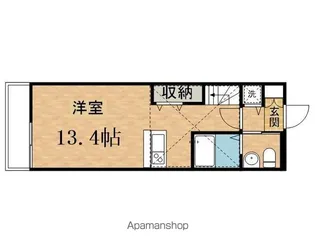 スカイスイート【204号室】の間取り