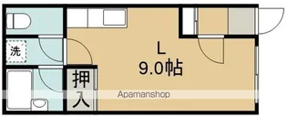 コーポ鈴Ⅰ(コーポスズワン)【102号室】の間取り