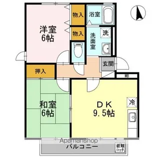 アチチュード【2階】の間取り