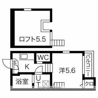 シャルムウチヤマ【103号室号室】の間取り