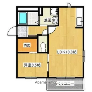 LUNA COURT【2階】の間取り