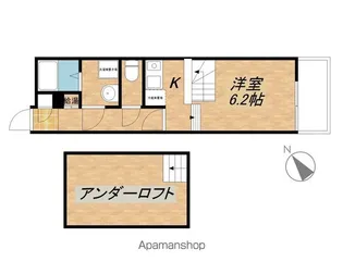 REGINA【201号室】の間取り