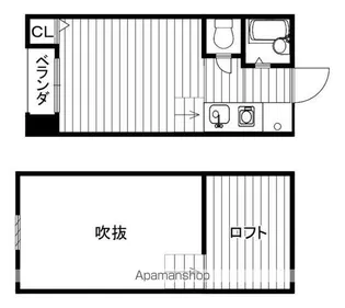 カサブランカⅠ【2階】の間取り