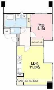 子平プラザビル【501号室】の間取り